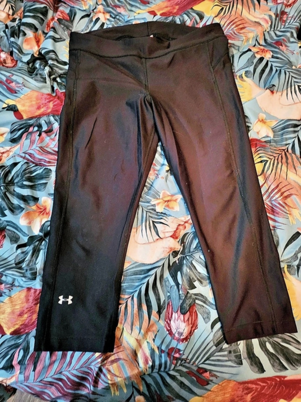 Under Armour HeatGear Armour Capri Leggings Black